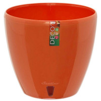 Горшок с автополивом DECO-TWIN 1,5 л морковный Santino