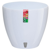 Горшок с автополивом DECO-TWIN 1,5 л белый Santino